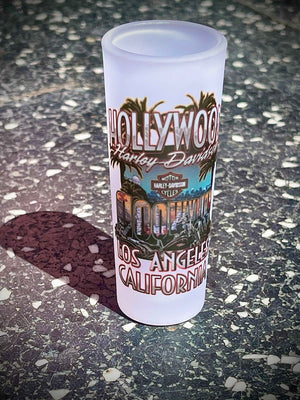 Harley-Davidson® of Hollywood Graffiti Shot Glass Tall