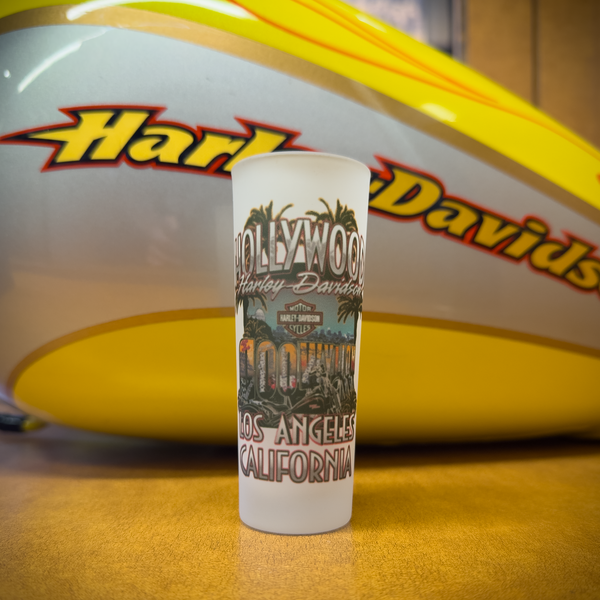 Harley-Davidson® of Hollywood Graffiti Frosted Tall Shot Glass