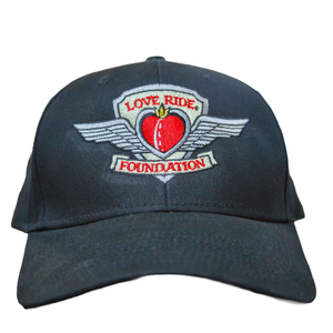 Love Ride® Foundation Snap-Back Hat Black - Love Ride® Highway Logo