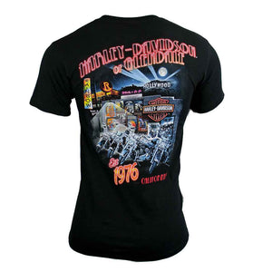 Glendale Harley-Davidson® Back Hollywood Nights T-Shirt Back