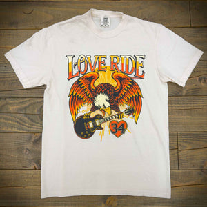 Glendale Harley-Davidson® Beige Love Ride® 34 Rockin Eagle T-Shirt Front