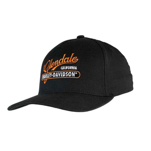 Glendale Harley-Davidson® Black Hat Fitted Since 1976 Side View