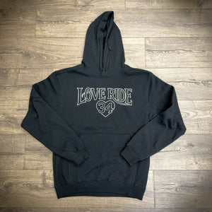 Glendale Harley-Davidson® Black Love Ride® 34 USA Flag & Eagle Pullover Hoodie Front