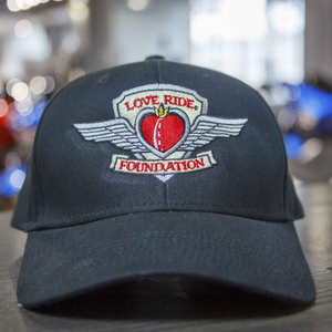 Glendale Harley-Davidson® Black Love Ride® Highway Snapback Hat Front Lifestyle