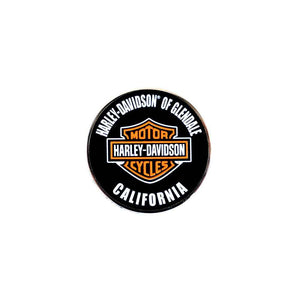 Glendale Harley-Davidson® Black Magnet Bar & Shield Front 
