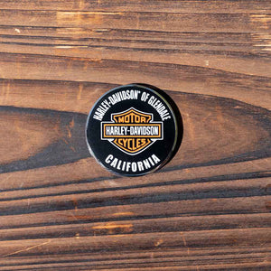 Glendale Harley-Davidson® Black Magnet Bar & Shield Front Lifestyle