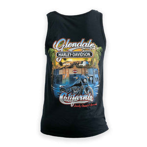 Glendale Harley-Davidson® Black Palms Tank Back