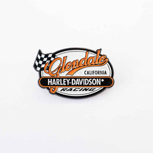 Glendale Harley-Davidson® Enamel Racing Pin Front