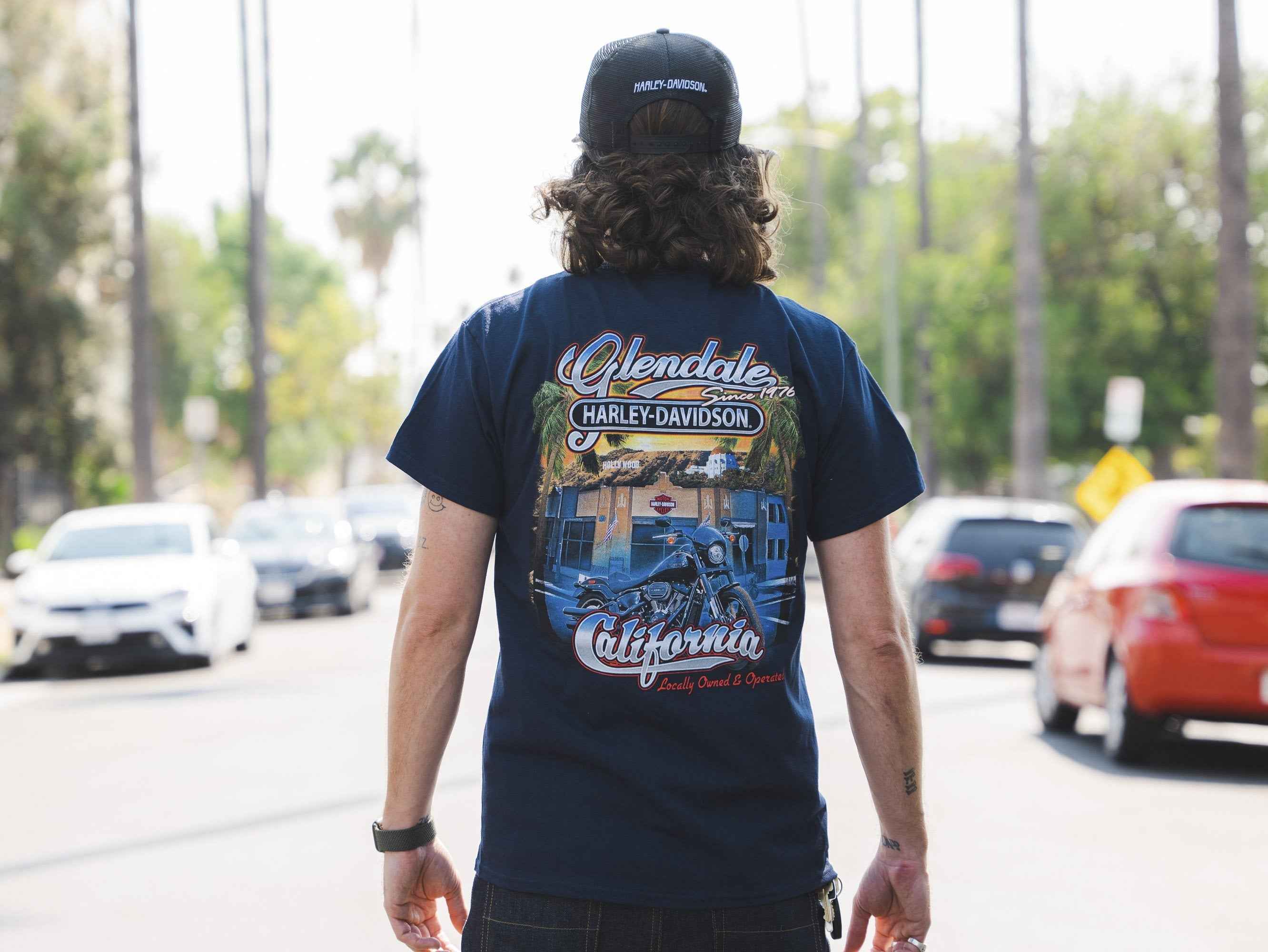 Glendale Palms T-Shirt - Stylish & Comfortable Tee – Harley