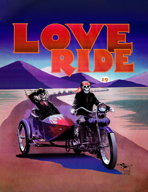 Glendale Harley-Davidson® The Love Ride®19 Black T-Shirt Front Design