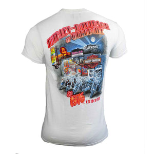 Glendale Harley-Davidson® White Hollywood Nights T-Shirt Back