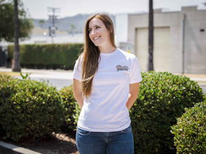 Glendale Harley-Davidson® White Palms T-Shirt Front Lifestyle