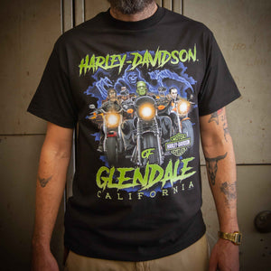 Harley-Davidson® of Glendale Fright Night Short Sleeve T-Shirt Mens Front Lifestyle