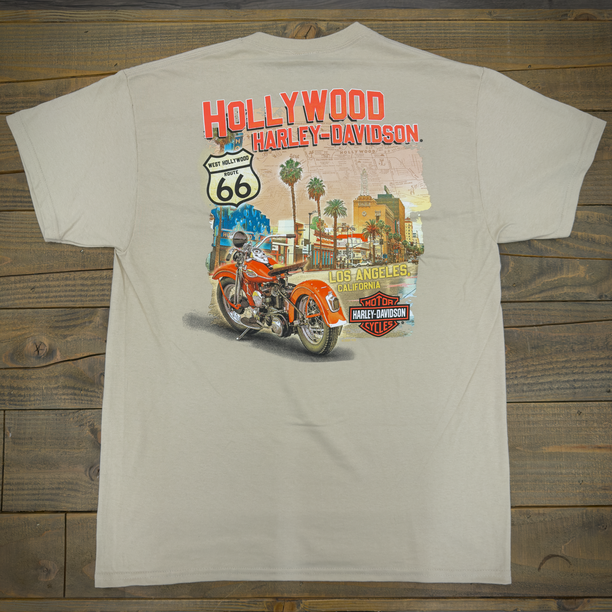Map T-Shirt - Harley-Davidson® of Hollywood T-Shirt