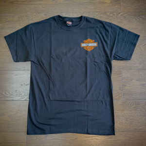 Hollywood Harley-Davidson® Black Bar and Shield Hollywood Walk of Fame Star T-Shirt Front