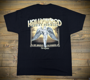 Hollywood Harley-Davidson® Black City Of Angels T-Shirt Back