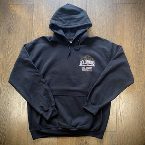 Hollywood Harley-Davidson Black Graffiti Pullover Hoodie Front