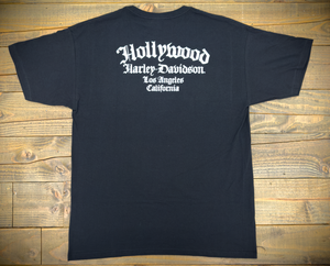 Hollywood Harley-Davidson® Black HD Mist T-Shirt Back