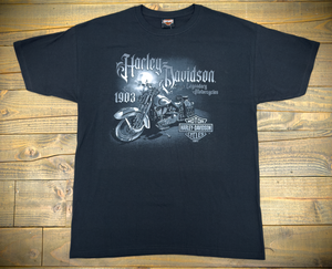 Hollywood Harley-Davidson® Black HD Mist T-Shirt Front