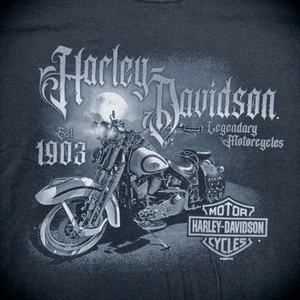 Hollywood Harley-Davidson® Black HD Mist T-Shirt Front Design