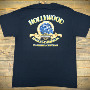 Hollywood Harley-Davidson® Black HD Willie G Film Strip Pocket T-Shirt Back