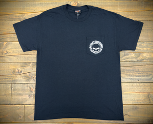 Hollywood Harley-Davidson® Black HD Willie G Film Strip Pocket T-Shirt Front