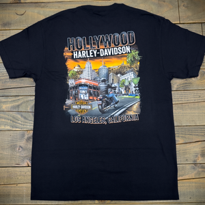 Hollywood Harley-Davidson® Black Icon T-Shirt Back