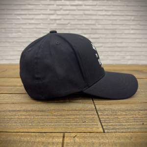 Hollywood Harley-Davidson Black Rivalry Fitted Hat Left Side