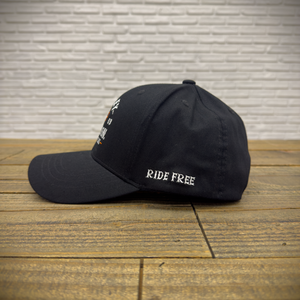 Hollywood Harley-Davidson Black Rivalry Fitted Hat Right Side