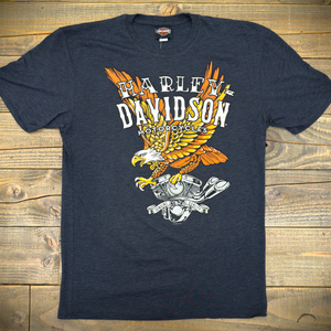 Hollywood Harley-Davidson® Denim Heather HD Mayhem T-Shirt Front