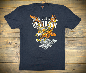 Hollywood Harley-Davidson® Denim Heather HD Mayhem T-Shirt Front