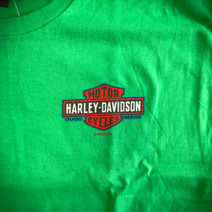 Hollywood Harley-Davidson® Green Hollywood BLVD T-Shirt Front Design