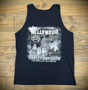 Hollywood Harley-Davidson® HD Bar and Shield Tank Top Back
