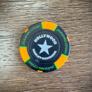 Hollywood Harley-Davidson® HWD Poker Chip Random Color Front