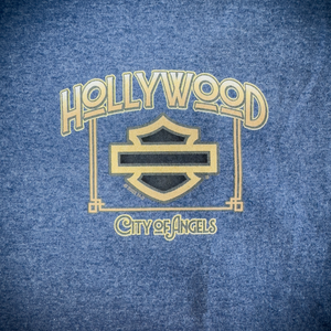 Hollywood Harley-Davidson® Heather Blue City Of Angels T-Shirt Front Design