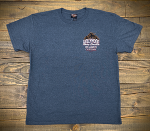 Hollywood Harley-Davidson® Heather Denim Graffiti T-Shirt Front