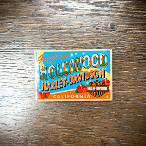 Hollywood Harley-Davidson® Hollywood Postcard Magnet
