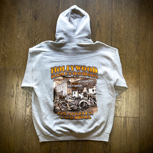 Hollywood Harley-Davidson® Hollywoodland Elongated Bar & Shield Hoodie Back