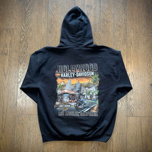Hollywood Harley-Davidson® Icon Bar & Shield Pullover Hoodie Back