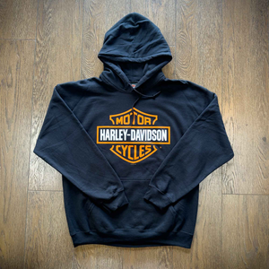 Hollywood Harley-Davidson® Icon Bar & Shield Pullover Hoodie Front