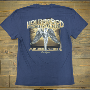 Hollywood Harley-Davidson Indigo City Of Angels T-Shirt Back