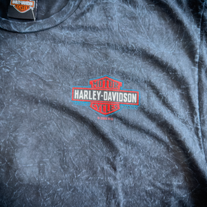 Hollywood Harley-Davidson® Machine Washed Black Hollywood BLVD T-Shirt Front Design