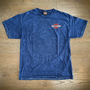 Hollywood Harley-Davidson® Machine Washed Navy Hollywood BLVD T-Shirt Front