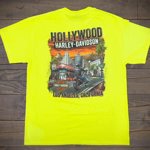 Hollywood Harley-Davidson® Neon Shiner T-Shirt Back