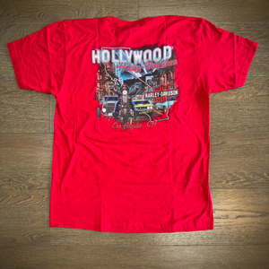 Hollywood Harley-Davidson® Red Hollywood BLVD T-Shirt Back