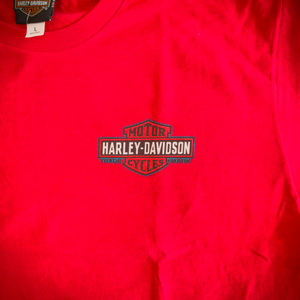 Hollywood Harley-Davidson® Red Hollywood BLVD T-Shirt Front Design