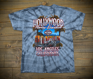 Hollywood Harley-Davidson® Tie Dye Graffiti T-Shirt Back