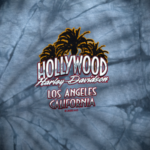 Hollywood Harley-Davidson® Tie Dye Graffiti T-Shirt Front Design