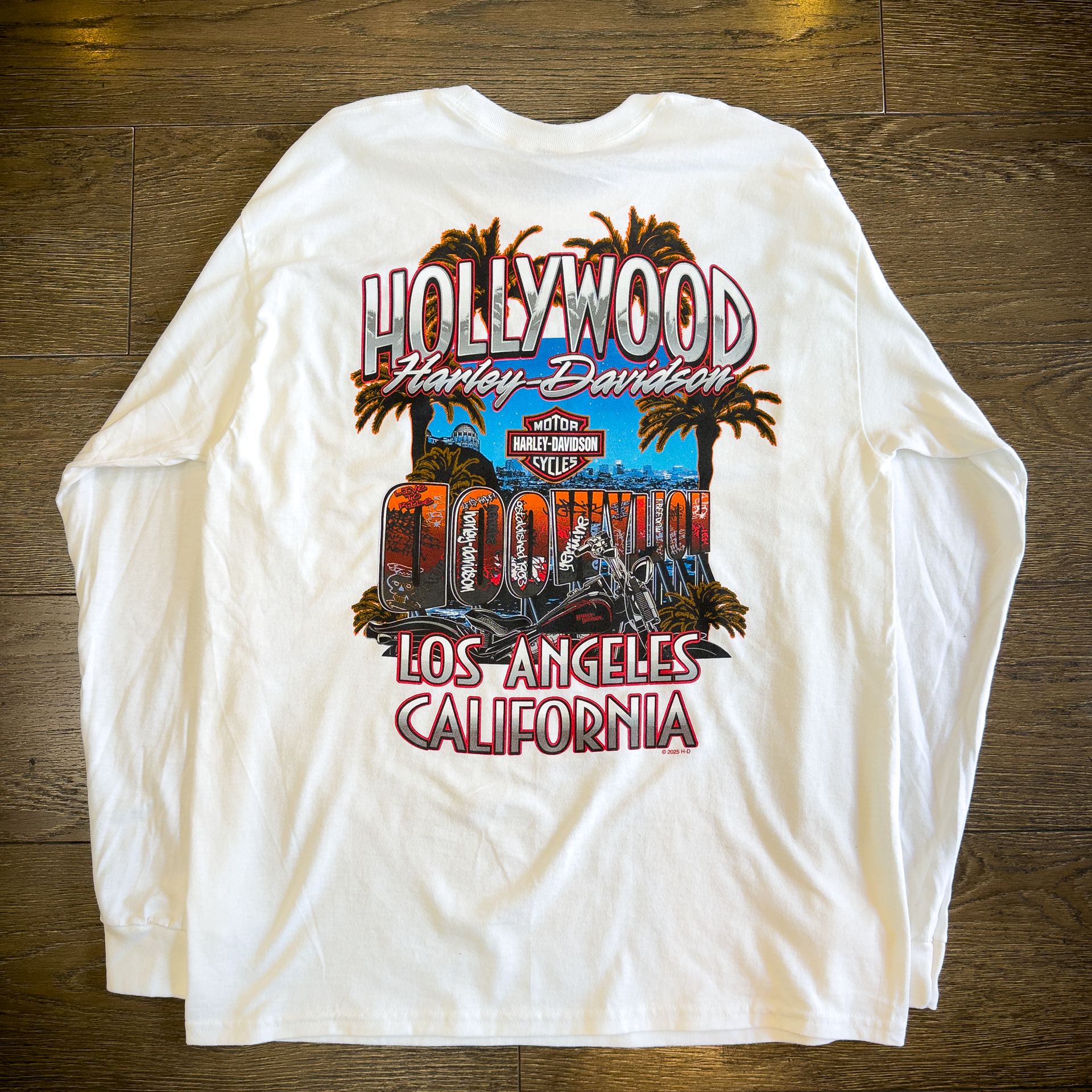 Graffiti Long Sleeve T-Shirt - Unique and Stylish Wear – Harley
