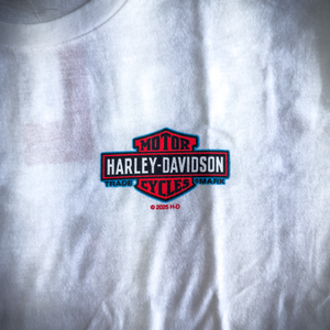 Hollywood Harley-Davidson® White Hollywood BLVD T-Shirt Front Design